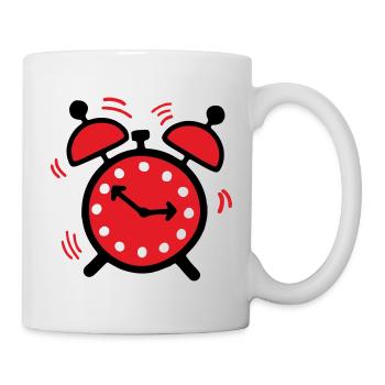 Aufwachen - Nicht am Morgen - Spät - Tasse - Weiß - Rechts