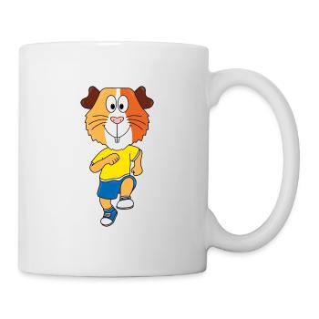 MEERSCHWEINCHEN - JOGGEN - TIER - KIND - BABY - Tasse - Weiß - Rechts
