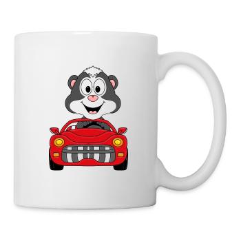 STINKTIER - AUTO - TIER - KIND - BABY - Tasse - Weiß - Rechts