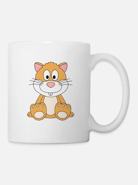 HAMSTER - TIER - KIND - BABY - Tasse - Weiß