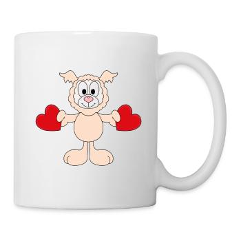 ALPAKA - LAMA - LIEBE - TIER - KIND - BABY - Tasse - Weiß - Rechts