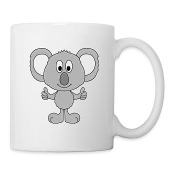 KOALA - TIER - KIND - BABY - Tasse - Weiß - Rechts