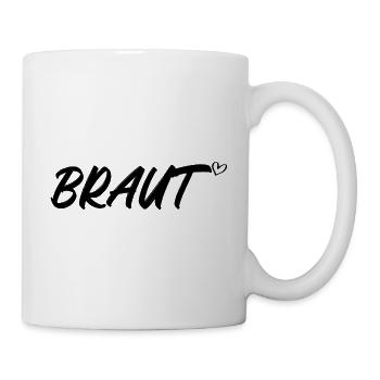 Braut Herz - Tasse - Weiß - Rechts