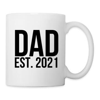 Papa est 2021 - Mug blanc - blanc - Droite
