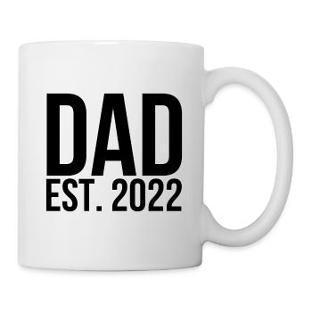 Dad est 2022 - Tasse - Weiß - Rechts
