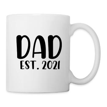 Papa est 2021 - Mug blanc - blanc - Droite