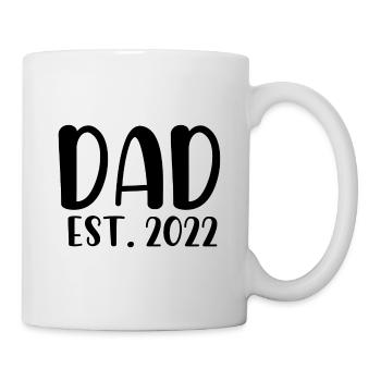 Dad est 2022 - Tasse - Weiß - Rechts