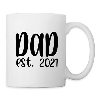 Papa est 2021 - Mug blanc - blanc - Droite