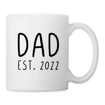 Dad est 2022 - Tasse - Weiß - Rechts