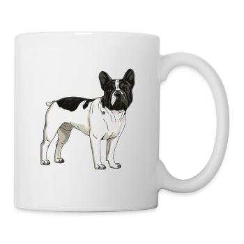 French Bulldog T-shirt. - Mug - white - Right