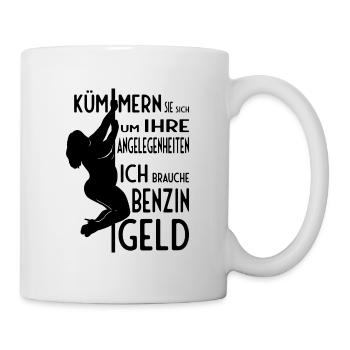 Kümmern Sie sich um Ihre Angelegenheiten - Tasse - Weiß - Rechts