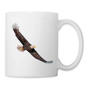Pygargue à tête blanche - Mug blanc - blanc - Droite