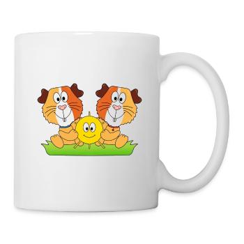 MEERSCHWEINCHEN - SOMMER - LIEBE - SONNE - TIERE - Tasse - Weiß - Rechts