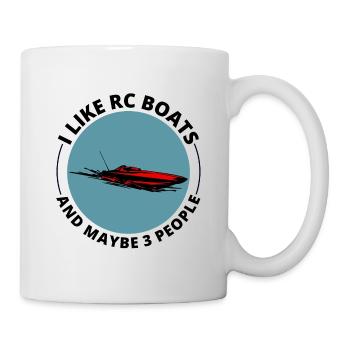 Rc Boat Racing Electric Powerboat Speedboat Race - Mug - white - Right