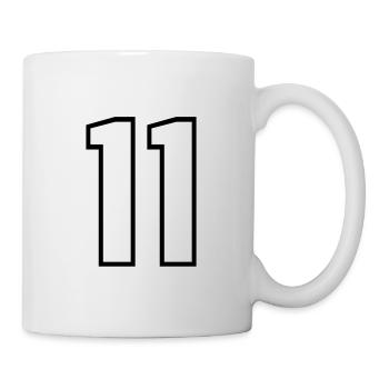 11 years jersey number 11 t-shirt sports jersey 11 - Mug - white - Right