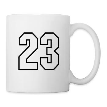 23 years jersey number 23 t-shirt sports jersey 23 - Mug - white - Right