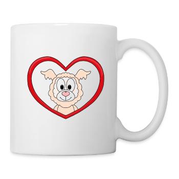 ALPAKA - LAMA - LIEBE - TIER - KIND - BABY - Tasse - Weiß - Rechts