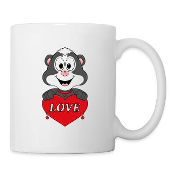 STINKTIER - LIEBE - LOVE - TIER - KIND - BABY - Tasse - Weiß - Rechts