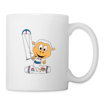 KITESURFEN - KITE - KITER - KITESURFER - SCHAF - Tasse - Weiß - Rechts