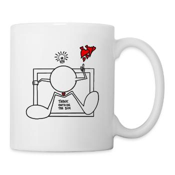 Sortez des sentiers battus - Mug blanc - blanc - Droite
