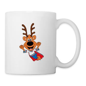 REH - SUPERHELD - TIER - TIERISCH - KIND - BABY - Tasse - Weiß - Rechts