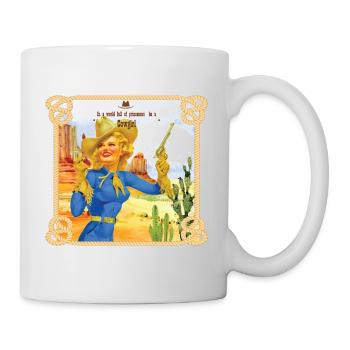 Be a girl - Tasse - Weiß - Rechts
