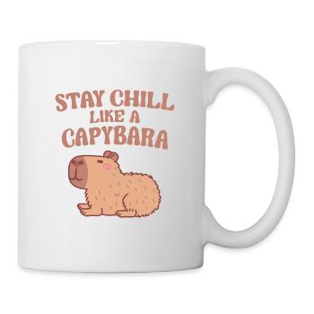 Mignon Capybara Restez Chill Comme Un Capybara - Mug blanc - blanc - Droite