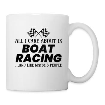 Boat Racing Motorboot Schnellboot Offshore Rennen - Tasse - Weiß - Rechts