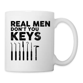 Hommes Schlosdienst Technicien de verrouillage Conception - Mug blanc - blanc - Droite