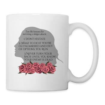 Rose Hathaway, Zen life lessons, Vampire Academy - Tasse - Weiß - Rechts