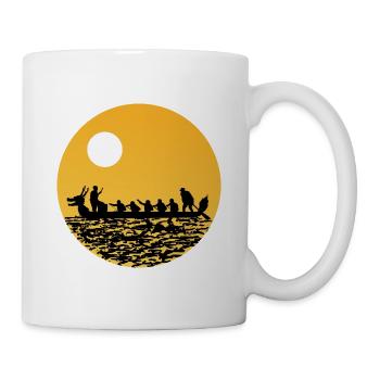 Dragon Boat Racing Crew Paddlers Water Sport - Mug - white - Right