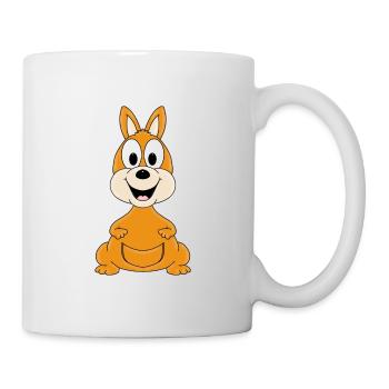 KÄNGURU - TIER - AUSTRALIEN - KINDER - BABY - Tasse - Weiß - Rechts