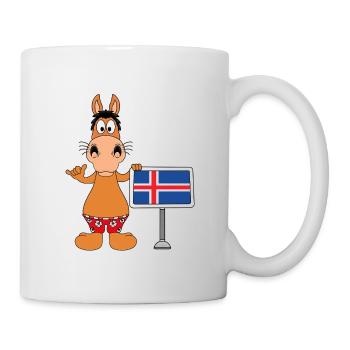 PFERD - ISLANDPFERD - ISLAND - SHAKA - ISLÄNDER - Tasse - Weiß - Rechts