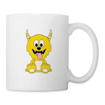 MONSTER - TIER - KINDER - BABY - Tasse - Weiß - Rechts
