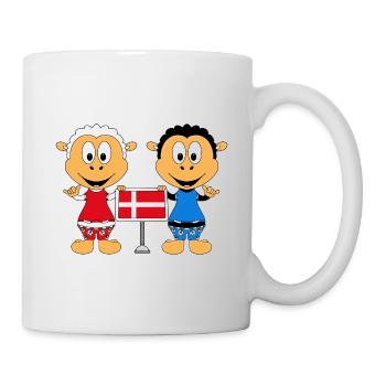 SCHAFE - DÄNEMARK - SHAKA - SURFER - KITER - LIEBE - Tasse - Weiß - Rechts