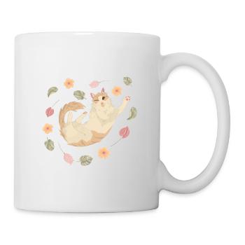 Katze - Tasse - Weiß - Rechts