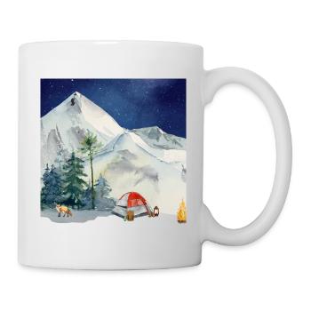 Outdoor Camping - Tasse - Weiß - Rechts