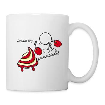 Dream Big Plain Doddle - Mug - white - Right