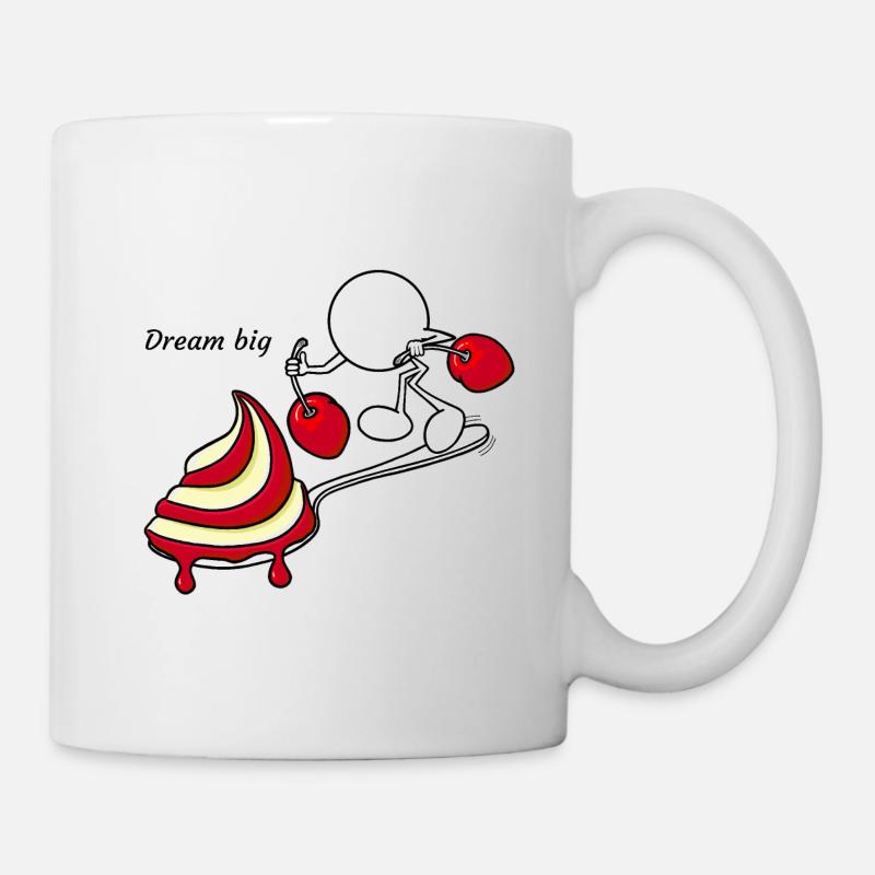 Dream Big Plain Doddle - Tasse - Weiß