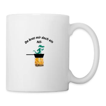 Brat mir doch ein Nilkrokodil - Tasse - Weiß - Rechts