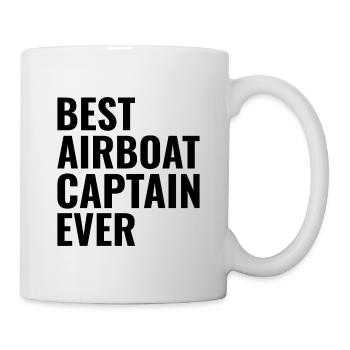 Airboat Fanboat Airboating Bateau marécageux Capitaine - Mug blanc - blanc - Droite