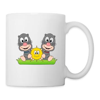 MAULWÜRFE - SOMMER - SONNE - SONNENSCHEIN - LIEBE - Tasse - Weiß - Rechts