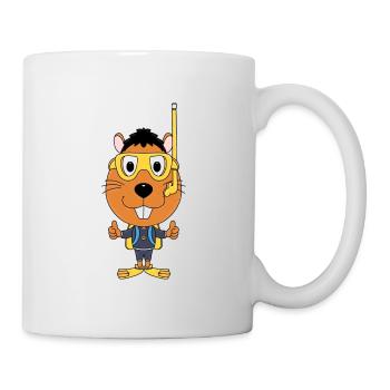 TAUCHER - BIBER - OTTER - MARDER - TAUCHEN - Tasse - Weiß - Rechts
