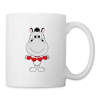 ZEBRA - TIER - LIEBE - KINDER - BABY - Tasse - Weiß - Rechts