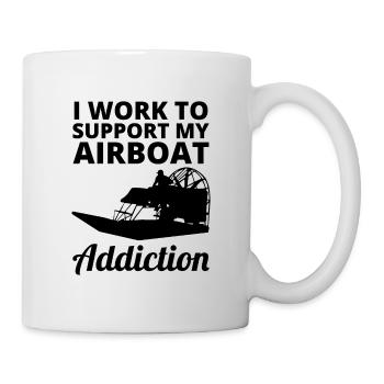 Airboat Fanboat Airboating Planeboat Bateau de marais - Mug blanc - blanc - Droite