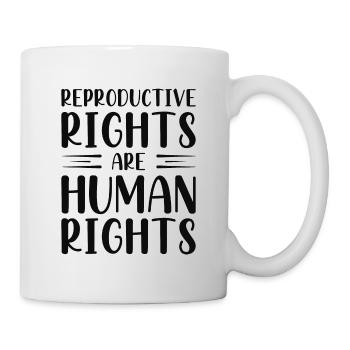 Les droits reproductifs sont des droits de l’homme - Mug blanc - blanc - Droite