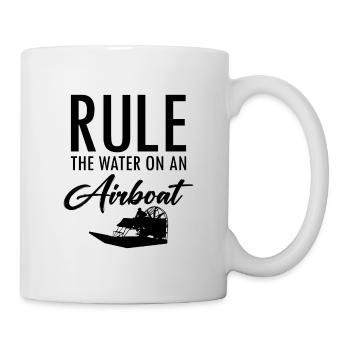 Airboat Fanboat Airboating Planeboat Bateau de marais - Mug blanc - blanc - Droite