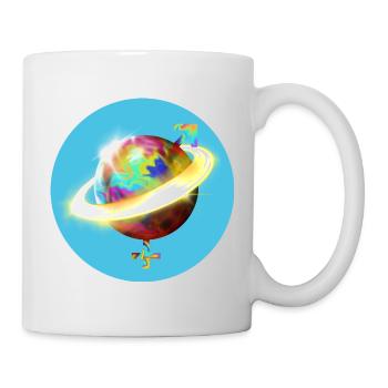 Planète Unigenre - Bleu - Mug blanc - blanc - Droite