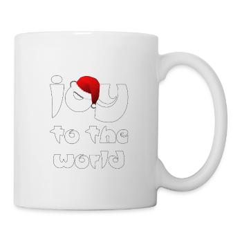 Christian Christmas Design Joy to the World - Mug - white - Right