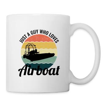 Airboat Fanboat Airboating Planeboat Bateau de marais - Mug blanc - blanc - Droite
